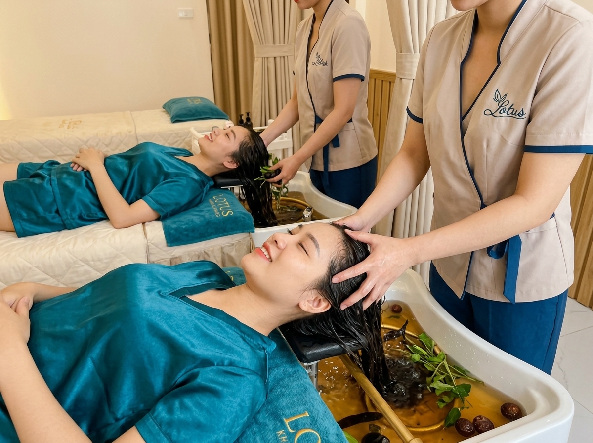 Gội Đầu Dưỡng Sinh Tĩnh Tâm | Gội đầu | Lotus Spa